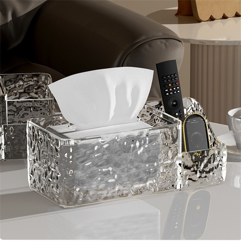 Glacier-textured tissue box