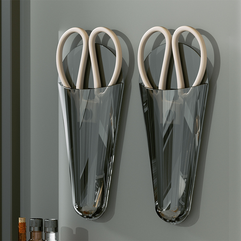 Kitchen multi-functional wall-mounted scissor rack