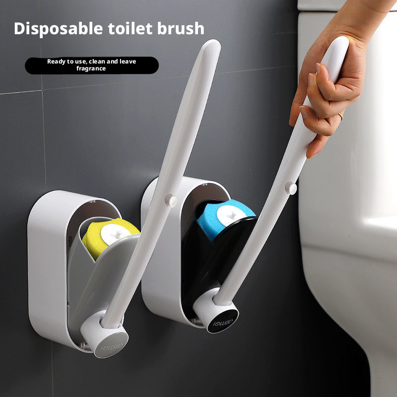 Disposable household toilet brush